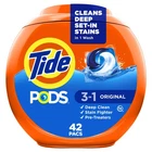 Tide Pods Laundry Detergent Pacs, 3-IN-1 Stain Remover, 42 Count (pack Of 1) New. Price: $18.21.