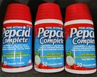 X3 Pepcid Complete Reducer Antacid Chewable 50 Tabs Cool Mint 1/2028+ New. Price: $37.99.