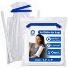 Vakly Large Refillable Ice Bags Inch (pack Of 1), White New. Price: $23.68.