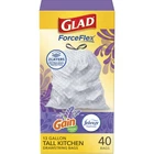 Glad Forceflex Gain Lavender Scent Drawstring Trash Bags 40 Count Leak Proof New. Price: $14.49.