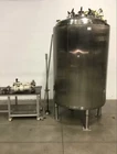 550 Gallon (2100 Liter) 316L Stainless Steel Vacuum Mix Tank Used. Price: $19750.00.