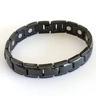 Sl Signed Smarter Lifestyle Black Titanium Link Magnetic Therapy 7.5" Bracelet Pre-owned. Price: $20.00.