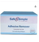 4 Packs Safe Simple 2X2 Adhesive Remover Wipes SNS00650, In Each Good Dates New. Price: $19.99.