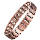 Feraco Men's Copper Magnetic Elegant 99.99% Solid Bracelets With New. Price: $21.61.