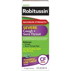 Robitussin Adult Maximum Strength Severe Cough + Sore Throat Relief Medicine Min New. Price: $23.37.
