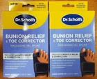 Boxes: Dr. Scholl's Bunion Relief & Toe Corrector Support (3269) W7D New. Price: $14.99.