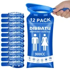 Dibbatu Disposable Urine Bags For Women, 6/12PCS Female-friendly Travel Blue New. Price: $56.16.
