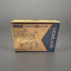 Homland 4 Rollator Walker With Seat, Adjustable, 8 Wheels, Gold New. Price: $119.00.