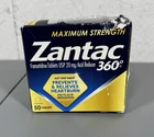 Zantac 360 Maximum Strength 50 Tablets Acid Reducer Exp 04/2027 New. Price: $13.99.