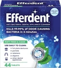 Efferdent Retainer Cleaning Tablets, Denture Cleanser For Dental Applian New. Price: $7.60.