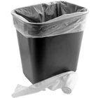 Space-saving Trash Can And 100X 4 Gal. Leak-proof Liners Set. Small Black Pla... New. Price: $41.55.