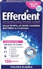 Efferdent Complete Denture & Retainer Cleanser Tablets, 126 Count New. Price: $12.33.