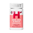 Hair Skin Nails Supplement 60 Capsules Biotin 2000MCG Hyaluronic Acid Habit Look New. Price: $20.00.