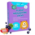 Lingito Plaque Dental Disclosing Tablets Grape Flavor 60 Pack Teeth Coloring New. Price: $20.00.