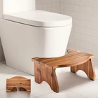 Tinamo Acacia Wood Foldable Toilet Stool For Bathroom Adults - 7.2" Poop New. Price: $58.69.