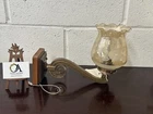 Gorgeous Antique Wall Light Salvaged From Worcester Post Office Circa 1960. Price: $195.05.