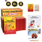 Large Hand & Body Warmers - To 18 Hours Of Heat, Super Long Lasting Easy... New. Price: $53.98.
