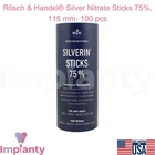Sch & Handel 75% Silver N!trate Sticks Rigid 115MM Podiatry Materials 100PCS New. Price: $507.00.