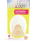 2 Profoot Toe Pouches Wraparound Gel Cushions Trim Fit Women's 6-10 New. Price: $11.38.