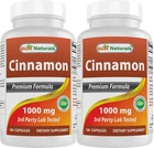 Pack Best Naturals Cinnamon 1000 Mg With Chromium 200 Mcg 180 Capsules New. Price: $31.88.