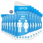 Whpqhw 12 Pcs Disposable Urine BAGS,900ML Pee For Travel Large, Blue New. Price: $11.02.