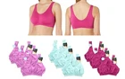 Pack Bali Crop Top Comfort Revolution Womens Seamless Bralette, 103J New. Price: $24.99.