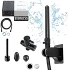 Black Shower Enema Kit For Colon Cleansing - Stainless Steel Att... New. Price: $94.26.