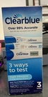 New Clearblue Triple Assurance Pregnancy Test Kit - Ways To (04/30/2028). Price: $14.00.