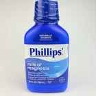 Phillips' Milk Of Magnesia Original Flavor Oz 1200 Mg New Sealed Exp 8/26. Price: $12.50.