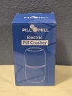 Pill Mill Electric Crusher Grinder Stainless Steel Blades, New Open Box. Price: $19.00.