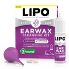 Lipo Earwax Cleansing Kit, Drops, Bulb Syringe, And White New. Price: $21.20.