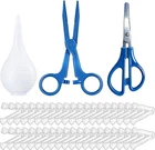 Sterile 40 Blue Umbilical Cord Clamps For Veterinary And Home Birth Use New. Price: $23.99.