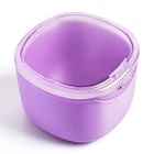 Uouovo Upgraded Denture Bath Box Cup, No-leak Case, Retainer Purple New. Price: $14.36.