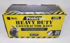 Reli. Prograde Heavy Duty Contractor Trash Bags 55 Gallon(pack Of 20), Black New. Price: $26.22.