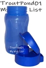 Tupperware Eco Bottle 10.5 Oz Sports Water Mini Royal Blue Flip Top 310ML New. Price: $19.99.