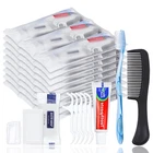 Hqslsund 25 Sets Personal Hygiene Kit, Disposable Toothbrushes With Toothpast... New. Price: $56.18.