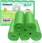 Compostable Trash Bags, 3 Gallon Biodegradable Count (pack Of 100), Green New. Price: $17.30.