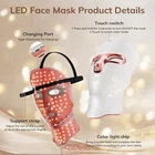 Onluky Led Silicone Light Therapy Mask Face Neck Rechargeable Usb-c Blush Pink New. Price: $85.00.