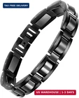 Feraco Mens Magnetic Bracelets, Classic Balck Titanium Stainless Steel New. Price: $36.79.