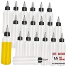 Muiyaneq 20-PACK 4OZ/120ML Plastic Boston Squeeze Bottles With Twist Top Cap, New. Price: $17.60.