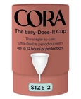 Sealed Cora Menstrual Cup Size Clear Ultra-soft Silicone 12 Hour Protection New. Price: $12.99.