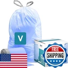 Plasticplace Custom Fit Trash Bags Compatible Simplehuman Code V 100 Count New. Price: $38.50.