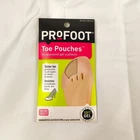 Profoot Toe Pouches Wraparound Gel Cushions #5060 Sizes 6-10 Trim Fit New. Price: $8.99.