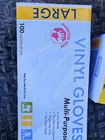 Box Of 100 Food Service Vinyl Gloves Large Powder Free Restaurant Netcare New. Price: $8.00.