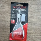 Revlon Men's Series Nail Nipper Non-slip Grip Metal Silver 03042 New. Price: $8.99.