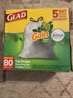 Glad Odorshield Febreze Tall Kitchen Drawstring Bags, 13 Gal, New. Price: $25.00.