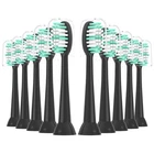 Replacement Toothbrush Heads 10 Pack For Aquasonic Black Series And Vibe New. Price: $15.19.