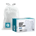 Plasticplace Custom Fit Trash Bags, Compatible 50 Count (pack Of 1), White New. Price: $27.02.
