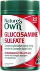 Nature's Own Glucosamine Sulfate 240 Tablets Arthritis Joint Pain Relief New. Price: $20.79.