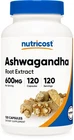 Nutricost Ashwagandha Root Herbal Supplement 600MG (120 Capsules) New. Price: $15.99.